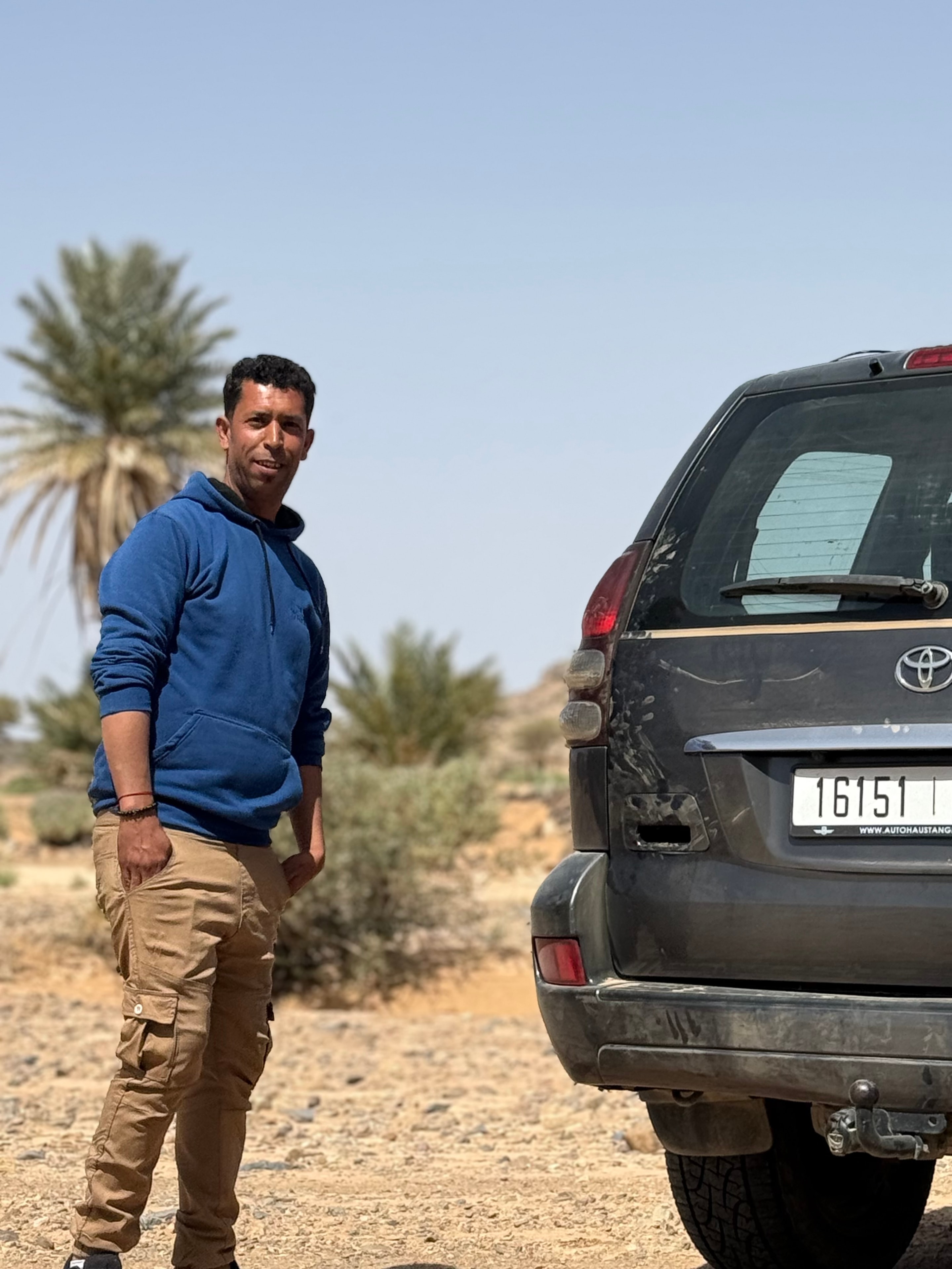 Youssef with clients in Morocco